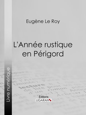 cover image of L'Année rustique en Périgord
